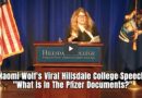 “What Is In The Pfizer Documents?” – Naomi Wolf’s Viral Hillsdale College Speech