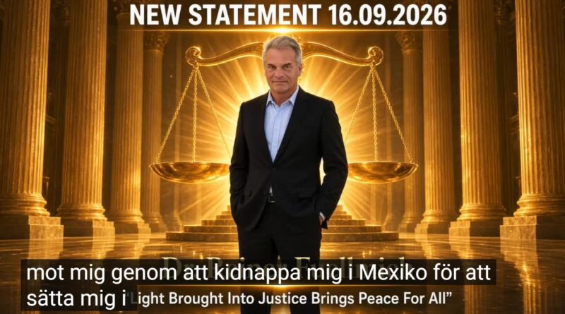 Statement from Reiner Fuellmich 16 September 2026